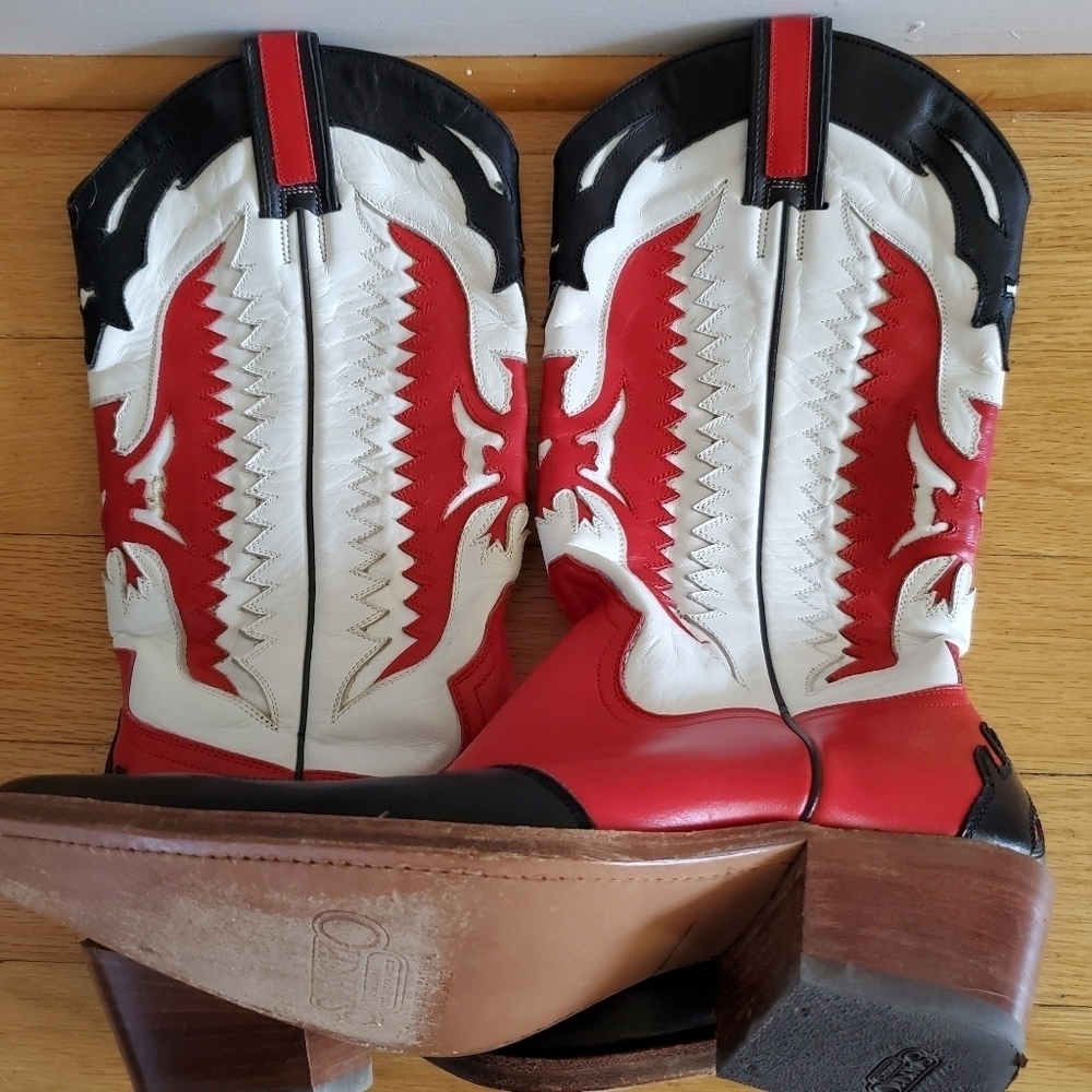 🍒NWOB Sancho Tooled Boots - Picture 3 of 10